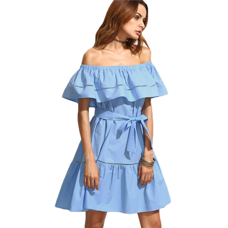 SheIn-Summer-Dresses-For-Women-Clothing-2016-Blue-Tie-Waist-Hollow-Insert-Ruffle-Short-Sleeve-Off-Th-32709143236