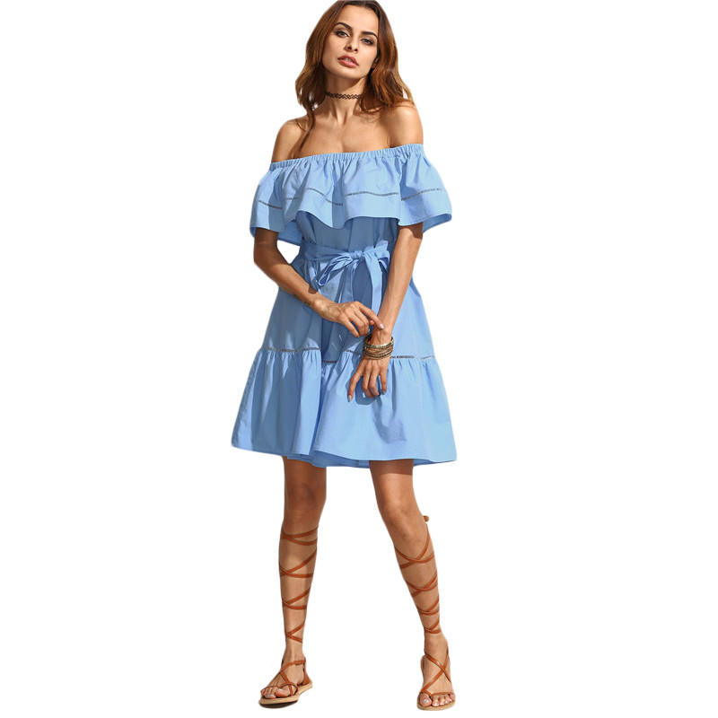 SheIn-Summer-Dresses-For-Women-Clothing-2016-Blue-Tie-Waist-Hollow-Insert-Ruffle-Short-Sleeve-Off-Th-32709143236