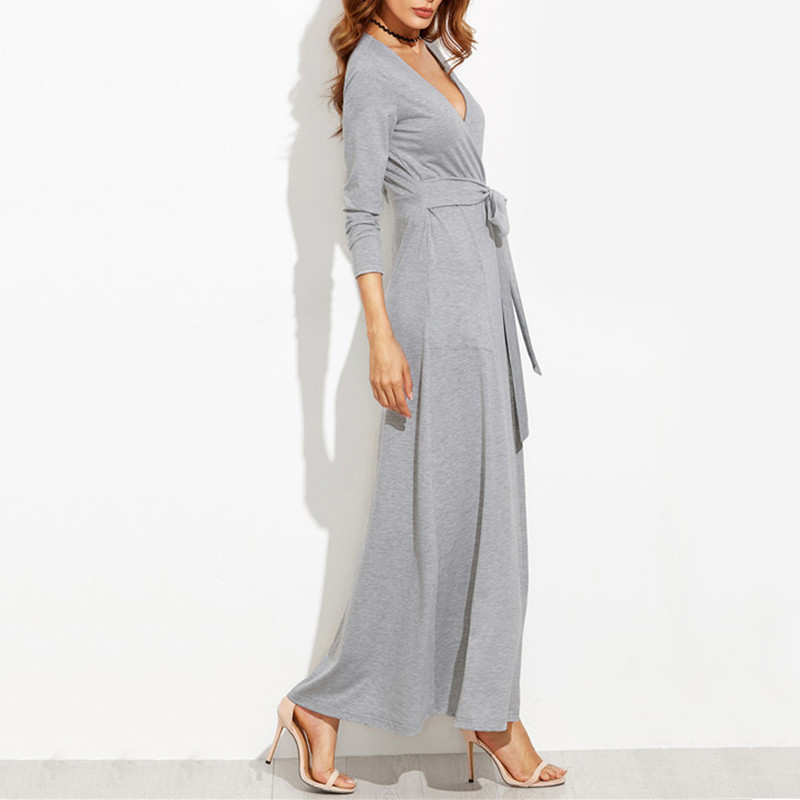 SheIn-Woman-Heather-Grey-Wrap-Maxi-Dress-With-Pockets-Autumn-Ladies-Deep-V-Neck-Long-Sleeve-Vintage--32732165214