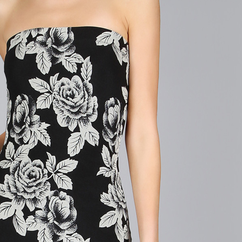 SheIn-Women-Summer-Black-Flower-Print-Bandeau-Midi-Dress-Sexy-Club-Dress-2017-Strapless-Sleeveless-E-32797469684
