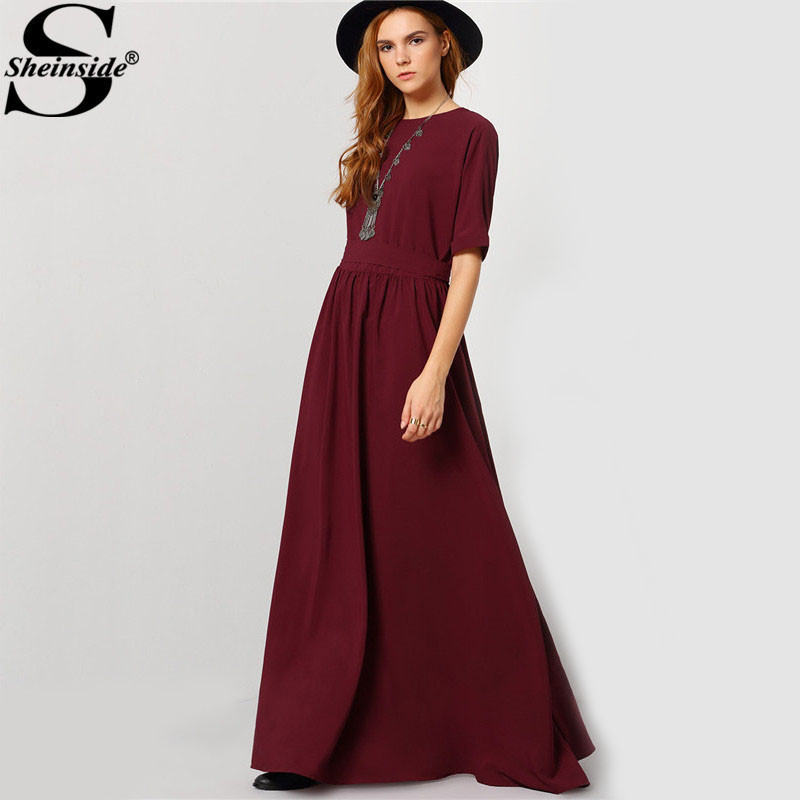 Sheinside-2016-Female-Korean-Designer-Elegant-Fashionable-Brand-New-Arrival-Cute-Burgundy-Round-Neck-32604553867