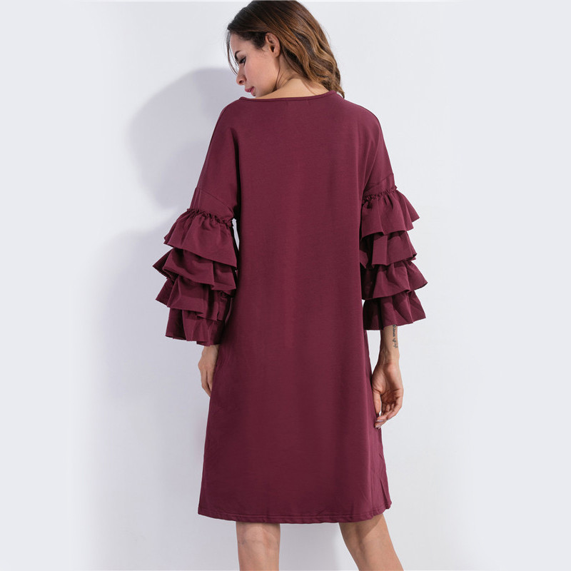 Sheinside-Womens-Dresses-New-Arrival-European-Style-Autumn-Winter-Dress-Tiered-Ruffle-Sleeve-Tunic-T-32756061098