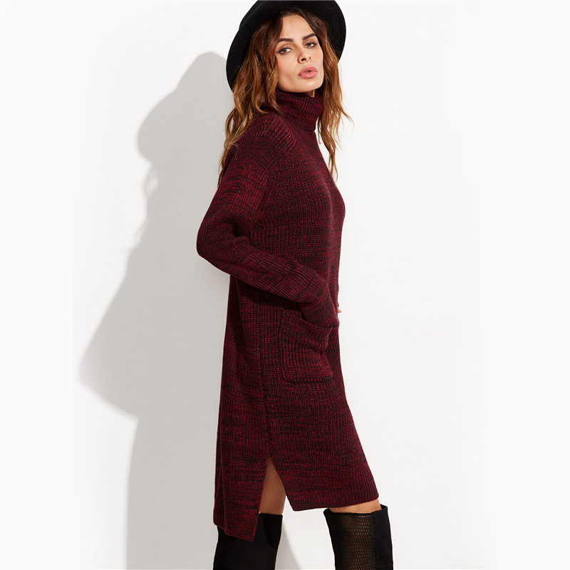 Sheinside-Womens-Fall-Fashion-Vintage-Dress-Burgundy-Marled-Knit-Turtleneck-Long-Sleeve-High-Low-Swe-32746317027