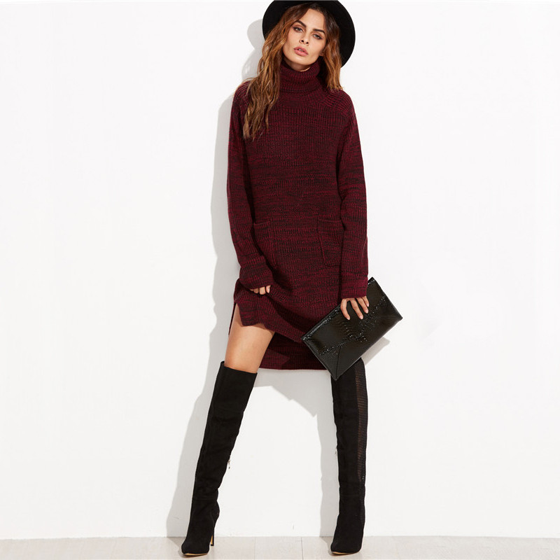 Sheinside-Womens-Fall-Fashion-Vintage-Dress-Burgundy-Marled-Knit-Turtleneck-Long-Sleeve-High-Low-Swe-32746317027