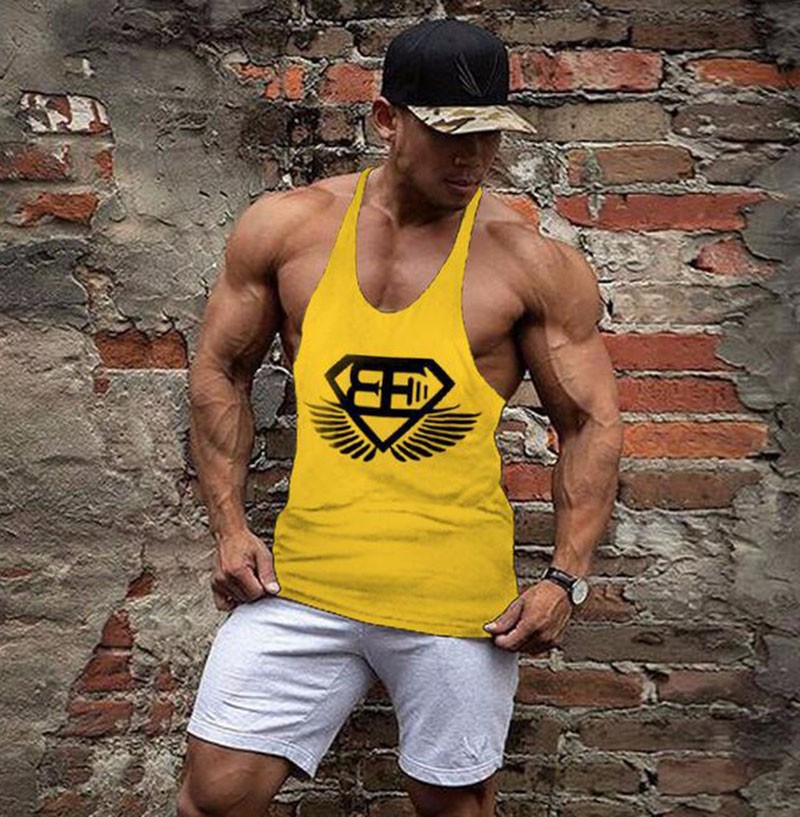 Singlets-Mens-Tank-Tops-ShirtBodybuilding-Equipment-Fitness-Men39s-Golds-Stringer-Tank-Top-Brand-Clo-32735786467