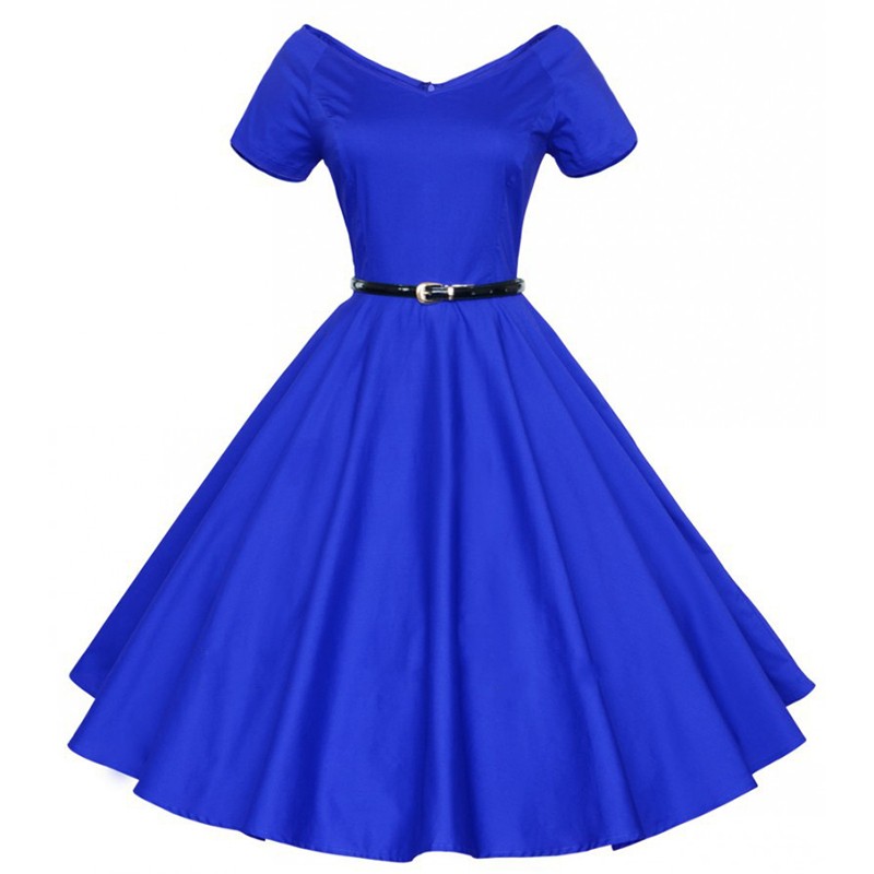 Sisjuly-vintage-autumn-dress-a-line-solid-women-party-dress-with-sashes-and-short-sleeve-retro-1950s-32771830716