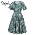 Sisjuly-vintage-autumn-dress-a-line-solid-women-party-dress-with-sashes-and-short-sleeve-retro-1950s-32771830716