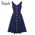 Sisjuly-vintage-autumn-dress-a-line-solid-women-party-dress-with-sashes-and-short-sleeve-retro-1950s-32771830716