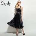 Sisjuly-vintage-dresses-parthwork-Elegant-Sleeveless-A-Line-Knee-Length-Dress-Color-Block-Polka-Dots-32543943315
