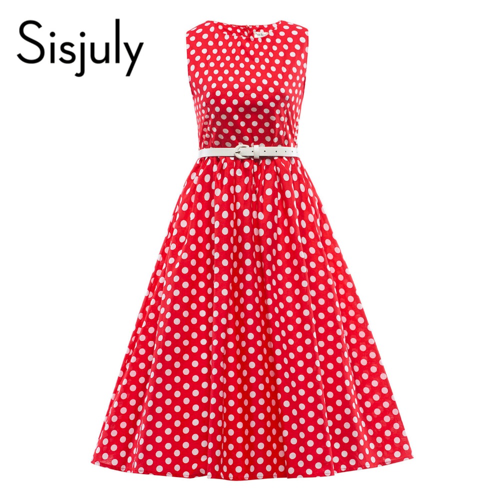 Sisjuly-vintage-summer-women-dresses-with-dot-party-dresses-with-leather-sashes-sleeveless-women-cut-32781735850