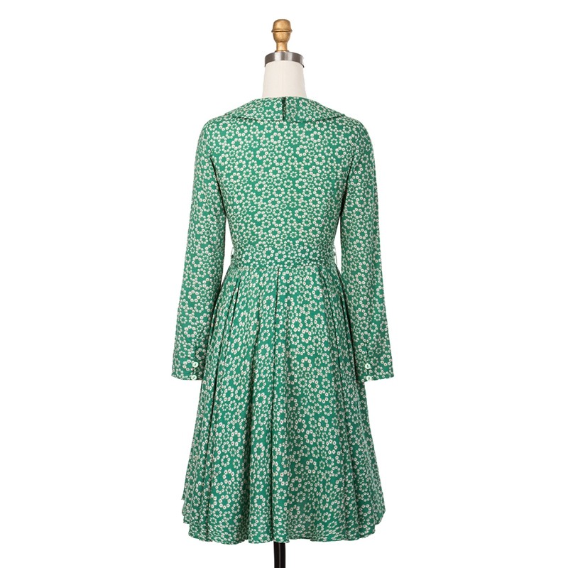 Sisjuly-women-casual-dress-2017-spring-floral-print-long-sleeves-a-line-pleated-green-party-dress-au-32681598766