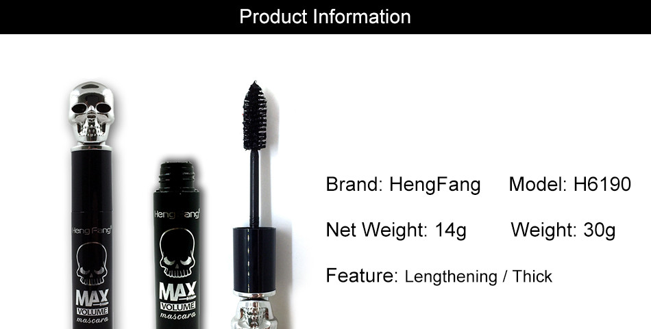 Skull-Shape-Lengthening-Mascara-Curling-Thick-Mascara-Maximum-14g-2016-New-Arrival-Eyes-Makeup-Brand-32634823666
