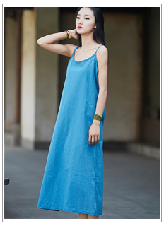 Solid-Cotton-Long-sleeve-Women-Long-Dress-Plus-size-Oversized-Casual-Zen-Robe-Femme-Dress-Original-L-32478574289