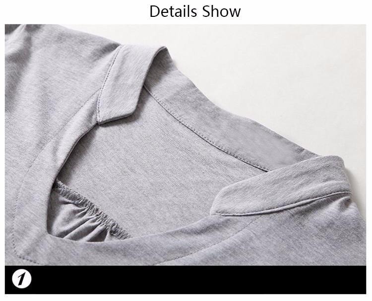 Solid-t-shirt-Summer-Women-Top-Short-Sleeve-V-Neck--tshirt-Casual-Loose-Style-Plus-Size-BlackWhiteGr-32659289208