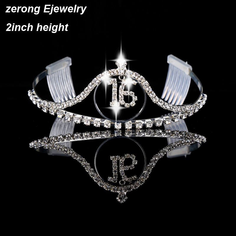 Sparkling-15-16-Rhinestone-Crown-Tiara-Headpiece-for-Birthday-Party-Quinceanera-Prom-Wedding-Hair-Je-32795278963