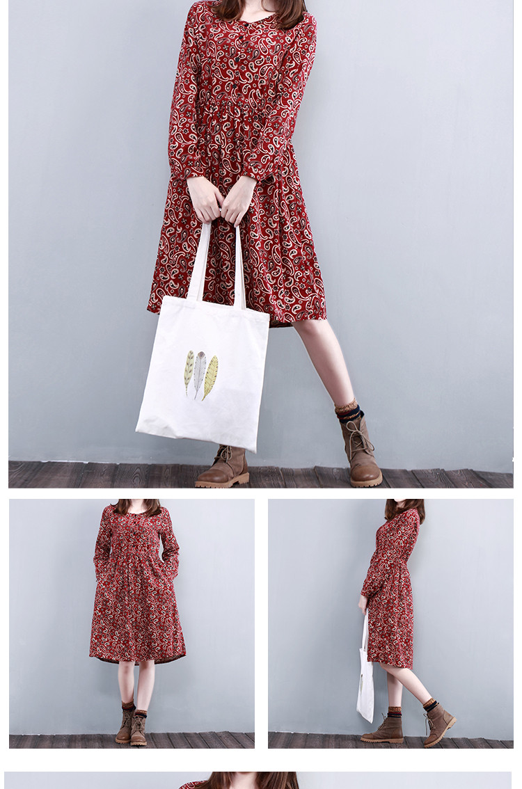 Spring-Autumn-Women-Corduroy-Casual-Dress-Round-Neck-Printing-Cute-Vestidos-Long-Sleeve-Mori-Girl-Wi-32766815475