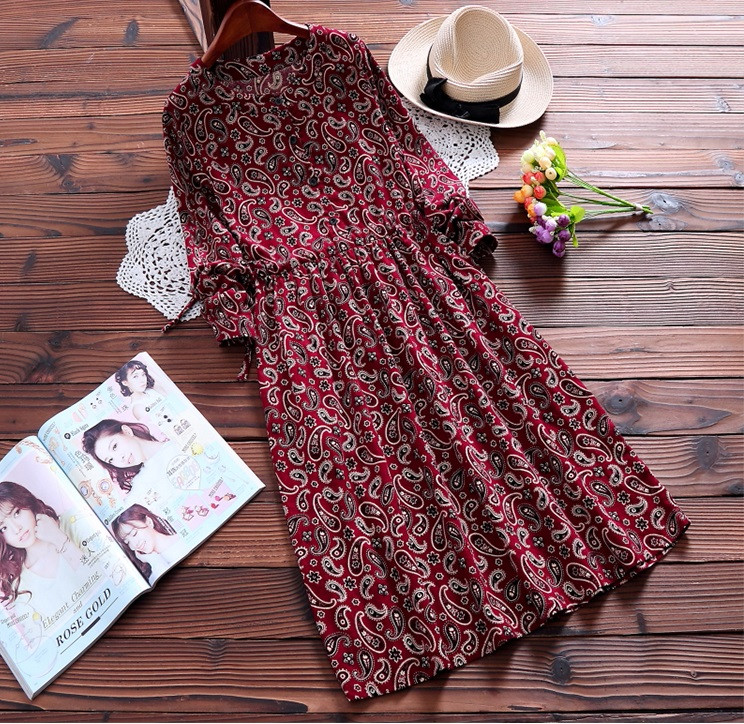 Spring-Autumn-Women-Corduroy-Casual-Dress-Round-Neck-Printing-Cute-Vestidos-Long-Sleeve-Mori-Girl-Wi-32766815475