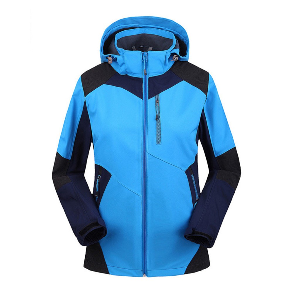 Spring-Autumn-Women39s-Softshell-Hooded-Jackets-Coat-Windproof-Waterproof-Zipper-Pockets-Casual-Fema-32623433587