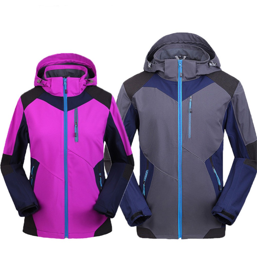 Spring-Autumn-Women39s-Softshell-Hooded-Jackets-Coat-Windproof-Waterproof-Zipper-Pockets-Casual-Fema-32623433587