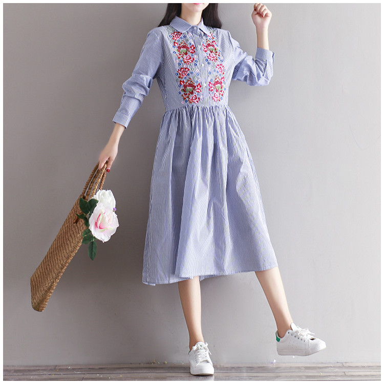 Spring-Dress-Striped-Print-Cotton-Linen-Shirt-Dress-Casual-Long-Sleeve-Embroidery-Vintage-Dress-Plus-32791976832