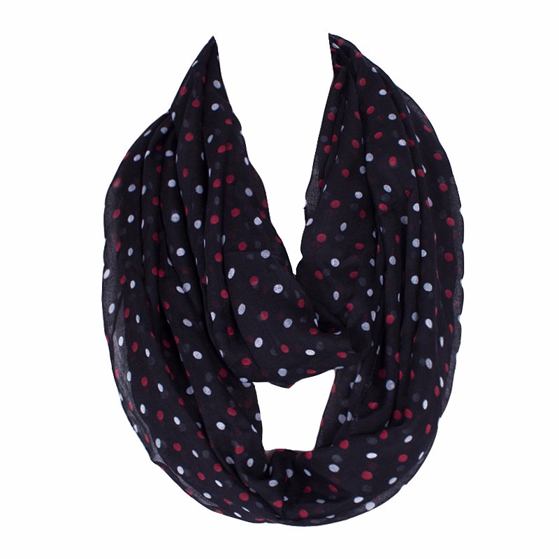 Spring-New-Lovely-Female-DotampStripe-Ring-Scarf-Fashion-Women-Voile-Nice-Character-Loop-Scarf-Ethni-32604242004