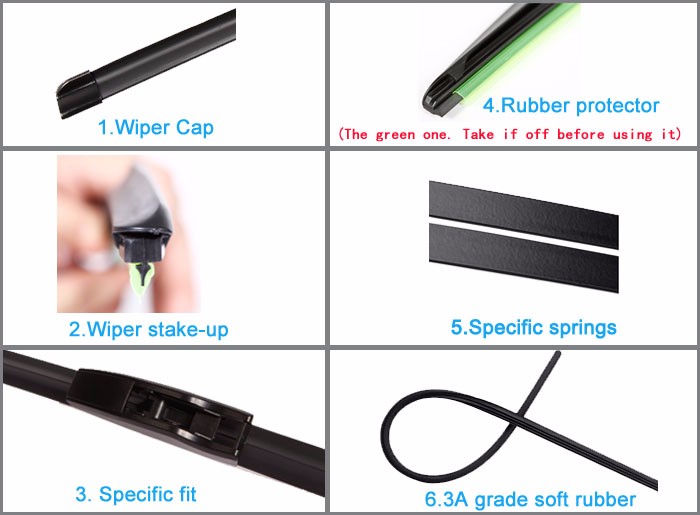 Standard-J-hook-wiper-blade-14quot-to-28quot-Durable-Refill-Fit-RHD-amp-LHD-Vehicles-Car-Accessory-A-32447655778