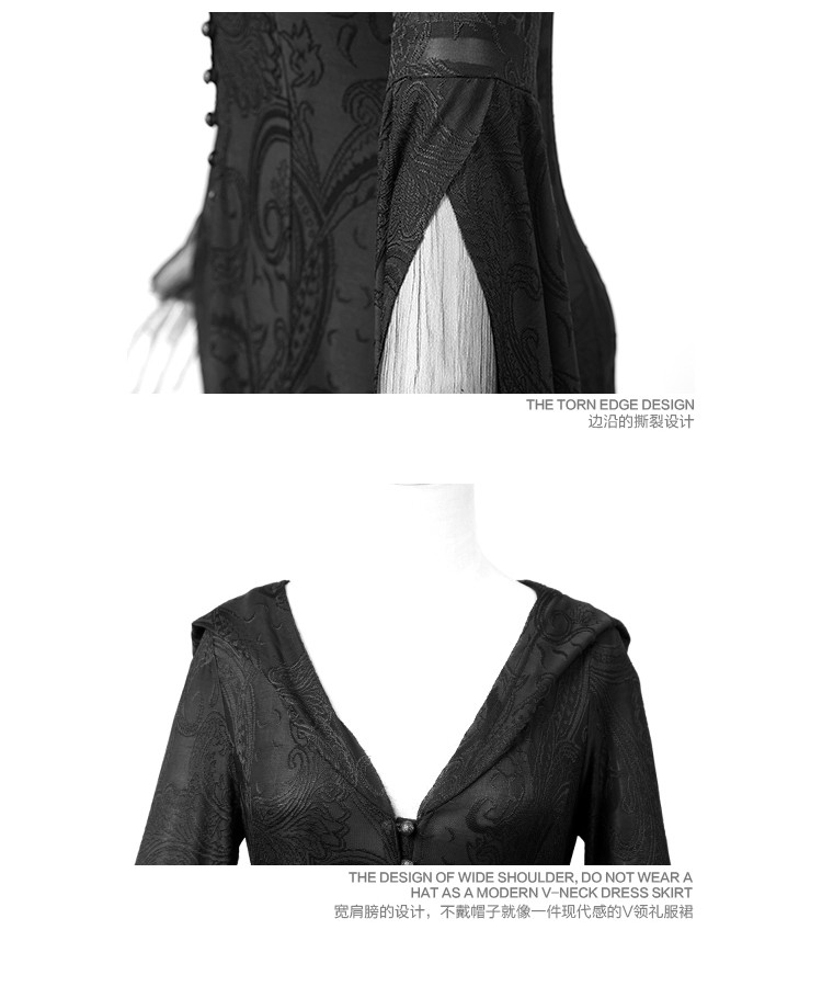 Steampunk-knitting-jacquard-vintage-famale-gothic-long-hooded-dress-cultivate-one39s-morality-show-t-32575881245