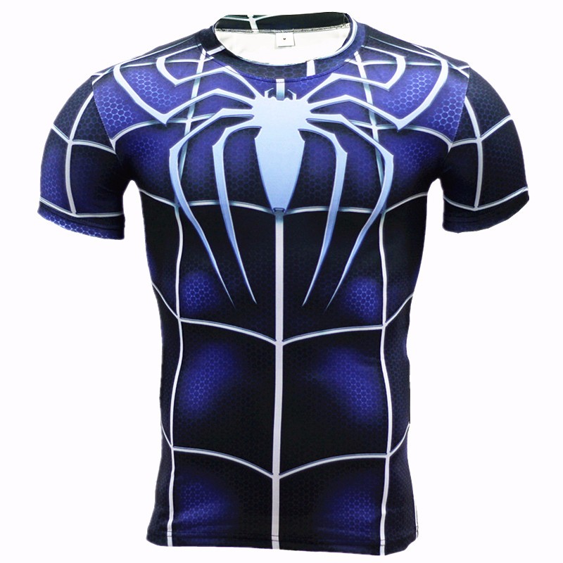 Summer-2016-Latest-Men39s-Compression-Shirt-Fitness-Superman-Punisher-3D-T-Shirt-Men-Bodybuilding-Ba-32658373206