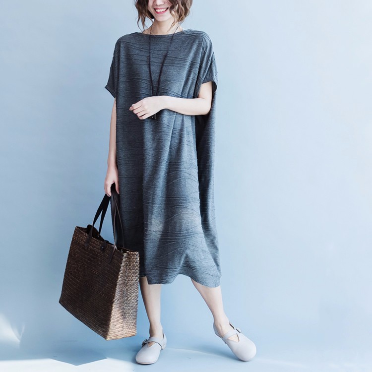 Summer-Cotton-Dress-Gray-Black-Red-Color-Loose-Dress-Casual-O-Neck-Short-Sleeve-Vintage-Dress-For-Pe-32711120662