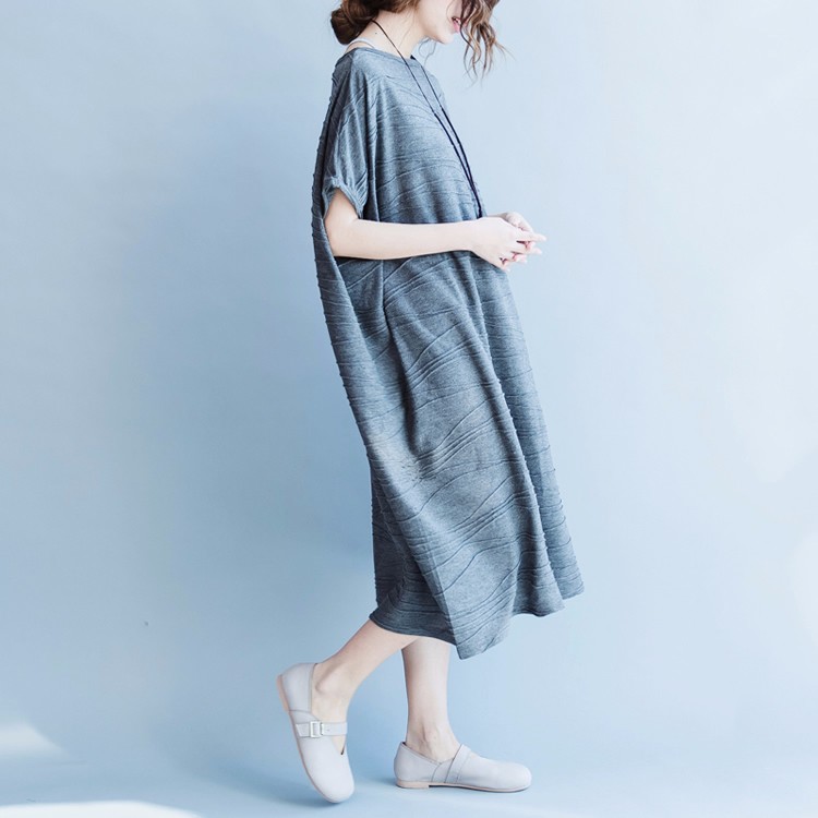 Summer-Cotton-Dress-Gray-Black-Red-Color-Loose-Dress-Casual-O-Neck-Short-Sleeve-Vintage-Dress-For-Pe-32711120662