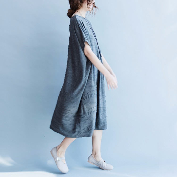 Summer-Cotton-Dress-Gray-Black-Red-Color-Loose-Dress-Casual-O-Neck-Short-Sleeve-Vintage-Dress-For-Pe-32711120662