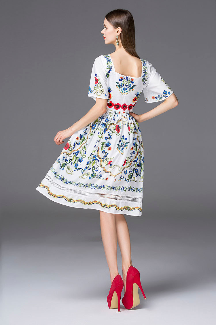 Summer-Dress-2016-Bohemia-Fashion-New-Daily-Short-Flare-Sleeve-Embroidery-New-Floral-Print-Vintage-H-32567699890