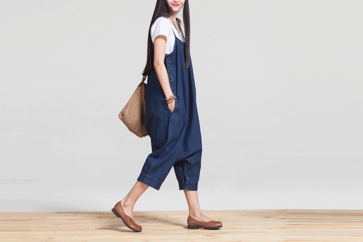 Summer-Dress-Women-Loose-Waist-Plus-Size-Women-Casual-Denim-Dress-Spaghetti-Strap-Denim-Dress-Solid--32640802760