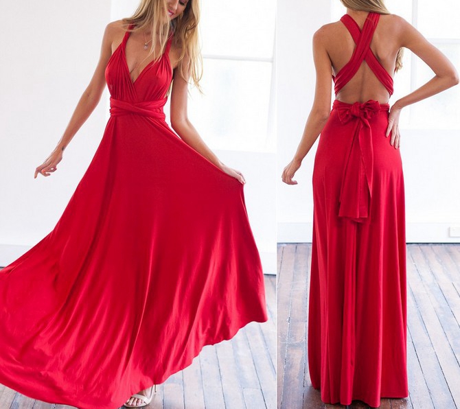Summer-Sexy-Dress-Women-Red-Beach-Long-Bandage-Multiway-Convertible-Dresses-Infinity-Wrap-Robe-Maxi--32796036022