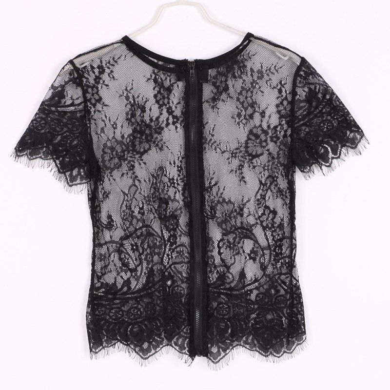 Summer-Sexy-Women-Blusas-Femininas-Black-short-Sleeve-V-Neck-Sexy-Vintage-Lace-Blouse-Hollow-Out-Zip-32704648601