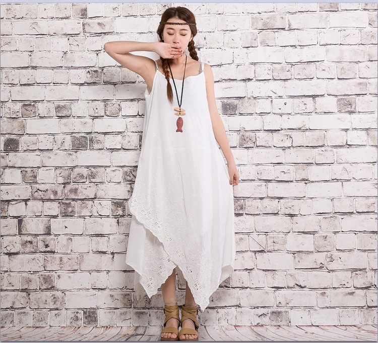 Summer-Women-Asymmetrical-Strap-Dress-Chinese-Style-Cotton-Linen-Embroidery-Vintage-Retro-Mori-Girl--32788311573