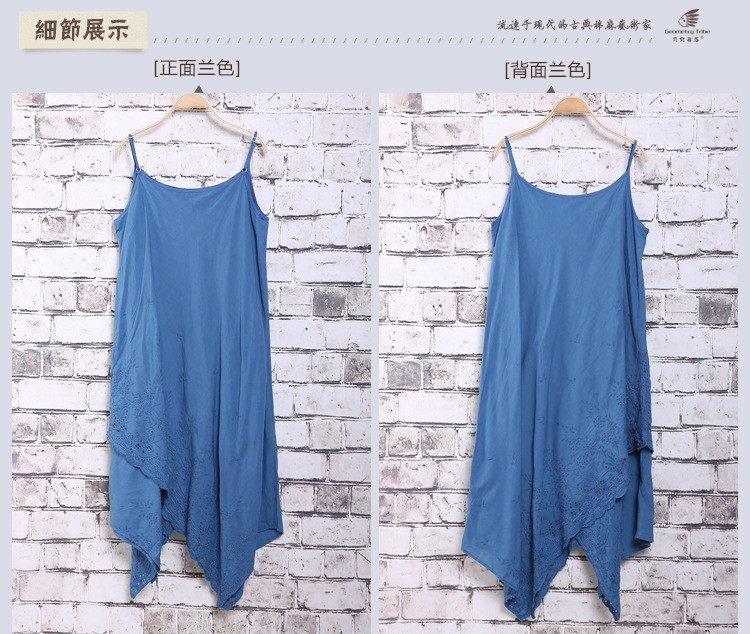 Summer-Women-Asymmetrical-Strap-Dress-Chinese-Style-Cotton-Linen-Embroidery-Vintage-Retro-Mori-Girl--32788311573