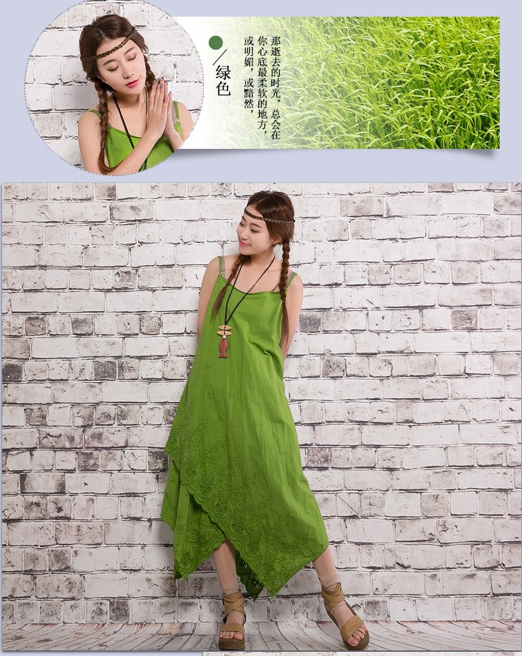 Summer-Women-Asymmetrical-Strap-Dress-Chinese-Style-Cotton-Linen-Embroidery-Vintage-Retro-Mori-Girl--32788311573