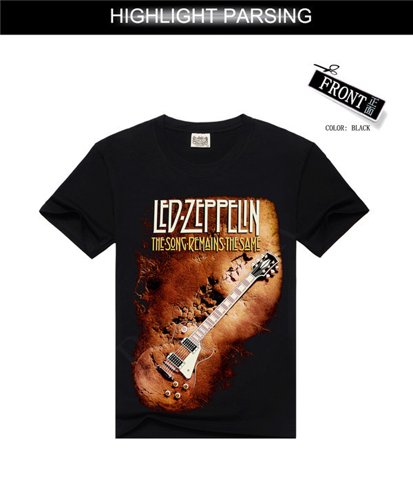 Summer-style-Lots-OF-Rock-Design-Ledzeppelin-Band-Printed-Men39s-Men-Rock-T-Shirt-Rock-Band-T-shirt--32260181758