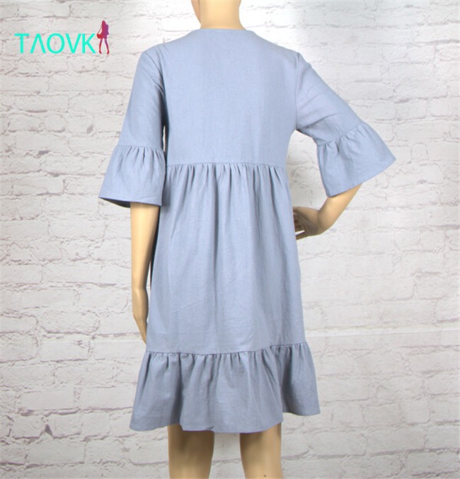 TAOVK-Russian-style-design-new-2016-women-Summer-dress-O-neck-Lotus-sleeves-and-Lotus-leaf-hem-dress-32701830871