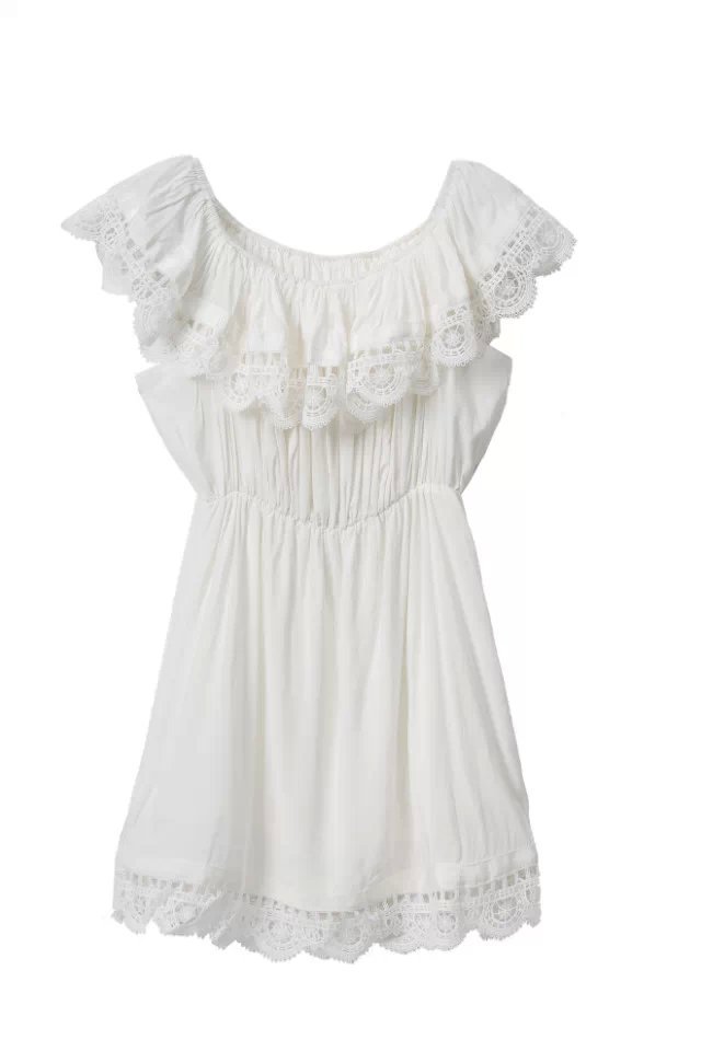 Tangada-Fashion-women-Elegant-Vintage-sweet-lace-white-Dress-stylish-sexy-slash-neck-casual-slim-bea-32286189750