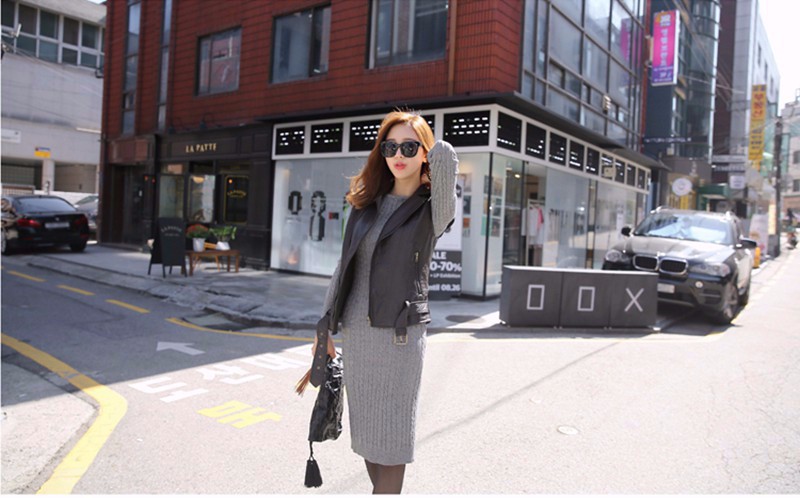 TingYiLi-Winter-Sweater-Dress-Wine-Red-Grey-Lemon-Green-Black-Long-Sleeve-Midi-Dress-Elegant-Sexy-Sp-32492064845