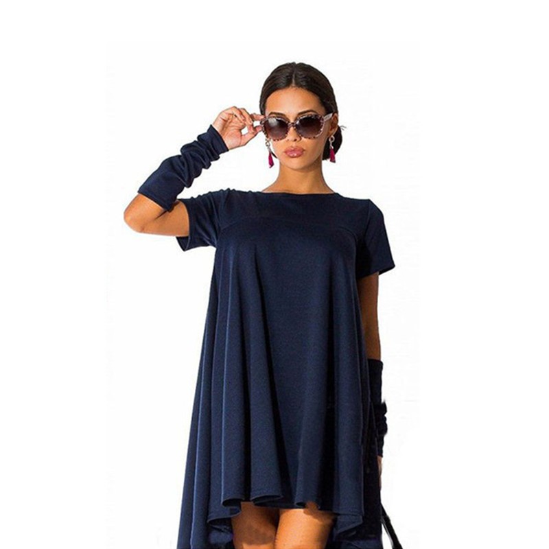 Top-Hot-Fashion-O-neck-Casual-Clothing-Women-Dress-Short-Sleeve-Loose-Dress-Women-Asymmetrical-Bodyc-32724710382