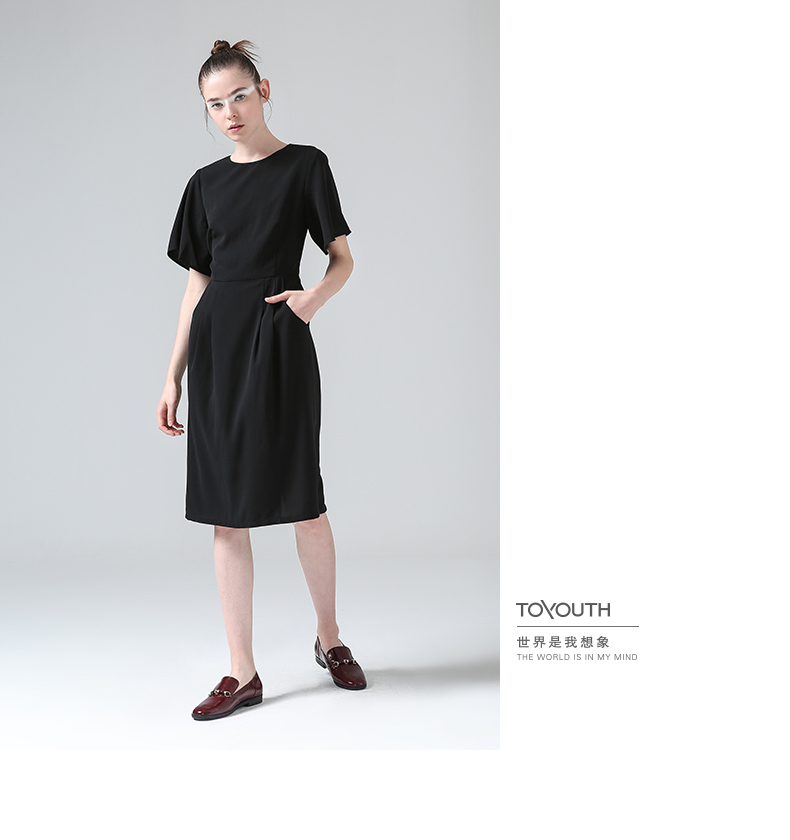 Toyouth-Dress-2017-Spring-New-Women-Casual-Slim-Solid-Color-O-Neck-Short-Sleeve-Long-Chiffon-Dresses-32796235105