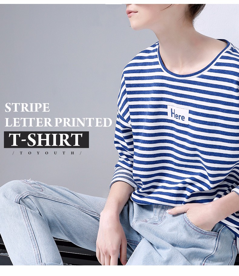 Toyouth-T-Shirt-2017-Spring-Women-Stripe-Letter-Printed-Casual-Loose-Long-Sleeve-O-Neck-Ladies-Tees--32778513931