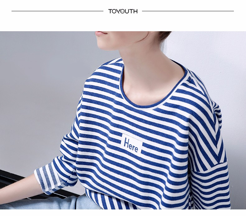 Toyouth-T-Shirt-2017-Spring-Women-Stripe-Letter-Printed-Casual-Loose-Long-Sleeve-O-Neck-Ladies-Tees--32778513931