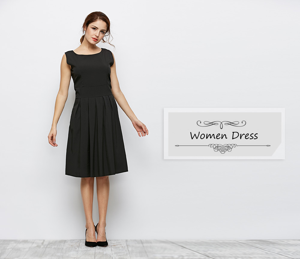VESTLINDA-Vintage-Women-Dress-2017-Sping-Ladies-Round-Collar-Solid-Color-Sleeveless-A-Line-Party-Dre-32793051871