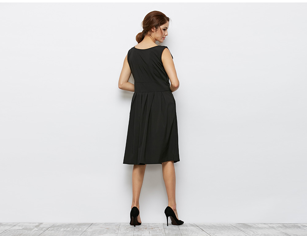 VESTLINDA-Vintage-Women-Dress-2017-Sping-Ladies-Round-Collar-Solid-Color-Sleeveless-A-Line-Party-Dre-32793051871