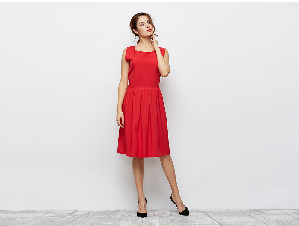 VESTLINDA-Vintage-Women-Dress-2017-Sping-Ladies-Round-Collar-Solid-Color-Sleeveless-A-Line-Party-Dre-32793051871