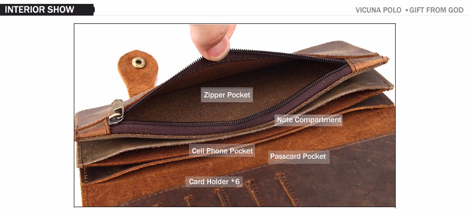 VICUNA-POLO-Vintage-Hasp-Open-Genuine-Leather-Wallet-High-Large-Capacity-Unique-Decor-Crazy-Horse-Ge-32696601788